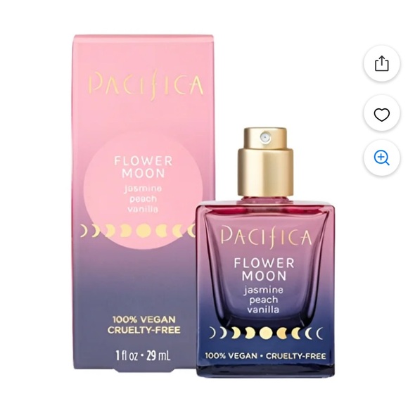 Pacifica Flower Moon Jasmine Peach Vanilla Perfume - Picture 1 of 6